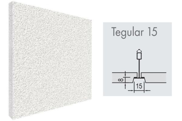 Плита подвесного потолка с кромкой Tegular 15