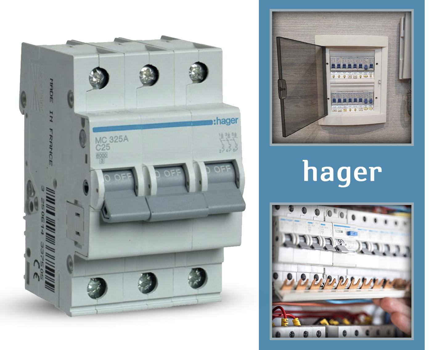 фотообзор Автоматический модульный выключатель Hager