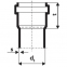 Труба канализационная d50 500мм Ostendorf НТsafe 172020 2