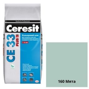 Затирка для плитки Ceresit CE 33 Plus Мята, 2кг