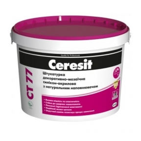 Декоративная штукатурка Ceresit СТ 77 LAOS-6 мозаичная, зерно 1,4-2,0мм, 14 кг