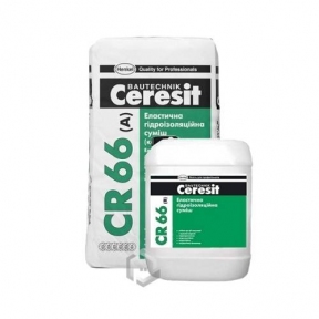 Ceresit CR 66 Эластичная гидроизоляционная полимерцементная смесь 17,5 кг + 5 л