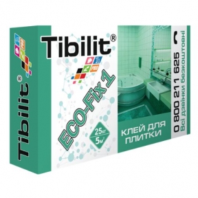 Tibilit ECO-Fix 1 Клей для керамічної плитки, 25кг