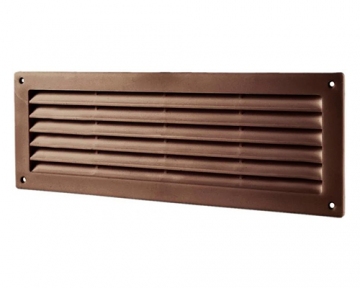 Решетка вентиляционная Домовент ДВ 350 коричневая