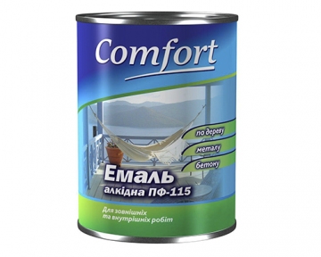 Емаль алкідна ПФ-115 Comfort 2.8 кг коричнева