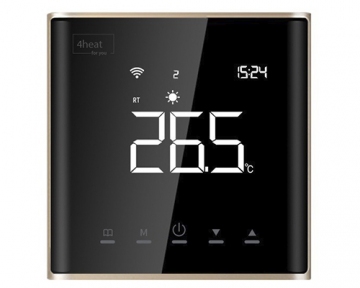 Терморегулятор сенсорный для пола с Wi-Fi 4heat AE-669 Gold