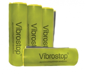 Vibrofix (Виброфикс) Виброизоляционная мембрана Вибростоп (12500х1200х5) 15 кв.м рулон.