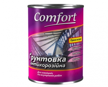 Грунтовка ГФ-021 для металлических и деревянных поверхностей Comfort 2.8 кг красно-коричневая