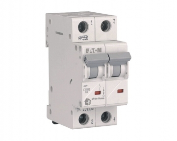 Автоматичний вимикач Eaton HL 4.5кА 2Р 16А тип C