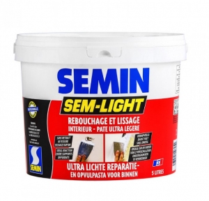 Semin Sem Light шпаклёвка универсальная для ремонта и заделки 5 кг.