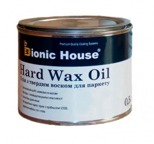 Масло для деревянных полов с твердым воском Bionic House Hard Wax Oil 0,5л.