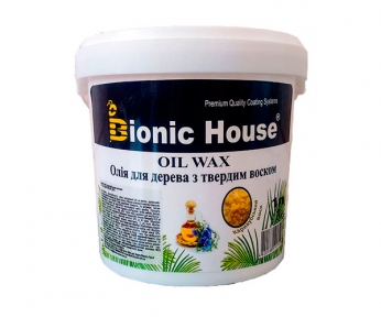 Bionic House (Бионик Хаус) Oil Wax Карнаубский масло-воск для дерева 1 л
