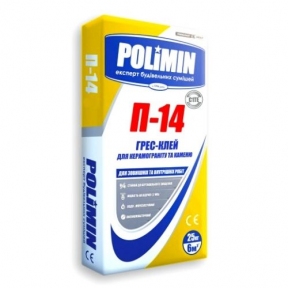 Polimin П-14 Грес-Клей для керамогранита и камня 25 кг