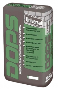 DOPS Universal универсальная цементно-песчаная смесь 25 кг.