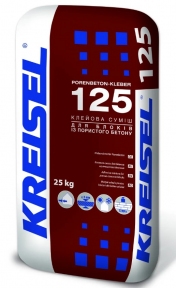 Kreisel 125 кладочная смесь для кладки блоков ячеистого бетона 25 кг.