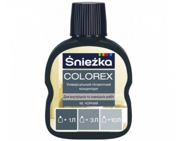 Пігмент Colorex Sniezka чорний 100 мл