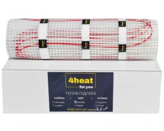 Нагревательный мат для теплого пола под плитку 4heat MiniMat 150-4 м²