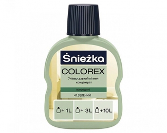 Пигмент Colorex Sniezka зеленый 100 мл
