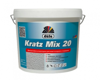 Декоративная штукатурка барашек Kratz Mix 15 Dufa 25 кг 