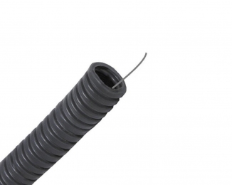 Гофра для кабелю з протяжкою Ø16мм сіра 100 м
