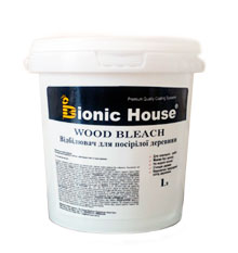 Bionic House (Біонік Хаус) Wood Bleach Відбілювач для деревини безхлорний 1л