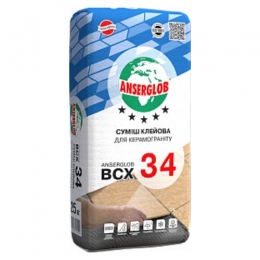 ANSERGLOB BCX 34 Смесь клеевая для керамогранита, 25 кг