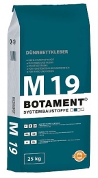 Botament M 19 Тонкослойный клей для плитки C1 T, 25 кг