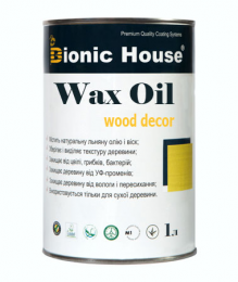 Bionic House (Біонік Хаус) Oil Wax Олія віск для дерева 1л.