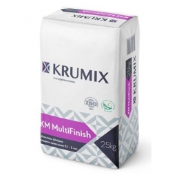 KRUMIX KM MultiFinish Шпаклевка гипсовая финишная 25кг