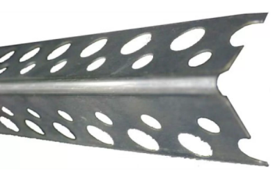 Профиль угловой перфорированный алюминиевый 3 м (0,45) 31,5х31,5 (50 шт/уп)