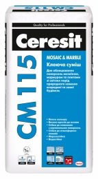 Ceresit СМ 115 Клеящая смесь для мрамора, 25кг