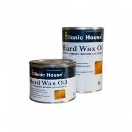 Масло для деревянных полов с твердым воском Bionic House Hard Wax Oil 1л.